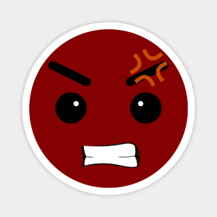 Angry Face Magnet